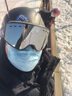 酷峰滑雪眼镜登山男女滑雪装备双层防雾柱面护目镜可戴近视滑雪镜 【高清防雾】白框-银镜片 实拍图