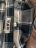 杉杉纯棉格子长袖衬衫男士保暖加厚衬衫男中年格子加绒衬衣 6207 42 实拍图