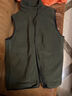真维斯（Jeanswest）男女生双面加绒马甲秋冬季300G重磅加厚立领马夹美式潮牌男士外套 中灰 2XL 实拍图