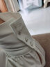香蕉宝贝（BANANA BABY）春秋季法式小众系带领气质长袖衬衫女上衣D213CS589 白色 L 实拍图