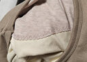 氧心（YANGXIN）KISSY蚕丝羊绒保暖内衣男女士秋衣秋裤套装加绒加厚打底保暖内衣 咖啡（男款） XL 实拍图