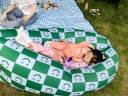 得力（deli） 野餐垫户外加厚防潮垫牛津布便携帐篷垫子沙滩垫 大号绿色 实拍图