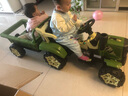 红思达儿童电动车拖拉机玩具车可坐人四轮遥控车小孩玩具汽车儿童节礼物 遥控版绿色【大电瓶+早教+刹车】 实拍图