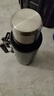恩尔美（nRMEi） 保温壶杯316不锈钢男车载户外出便携大容量家用72小时暖热水壶瓶 黑色【316L抗菌内胆+壶套】2.5L 实拍图