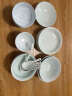 景德镇（jdz）官方陶瓷影青家用白瓷餐具散件可自由组合吃饭碗盘碟子汤碗大汤勺 流影7英寸面碗单个 晒单实拍图