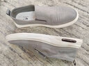 七匹狼帆布鞋男休闲鞋夏季冰丝布鞋防水雨伞布一脚蹬鞋子男透气休闲板鞋 9443灰色 41 实拍图