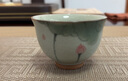 兮元记哥窑纯手绘茶杯泡茶杯单个家用陶瓷主人杯个人专用品茗杯子茶盏 哥窑手绘山水碗杯【简装】 实拍图