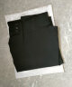 普戈斯（PUGESI）纯黑色中高领男设计感小众新中式感冰丝t恤oversize7分袖 黑色 XL 晒单实拍图