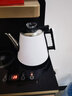 黍鱼适配美菱（MeiLing）茶吧机烧水壶配件大全304不锈钢茶台饮水机电热水壶 白色304包胶防烫款 默认1 实拍图
