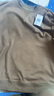 JEANSWEST LIFE真维斯无帽卫衣男春秋季宽松打底外套倒三角设计重磅圆领上衣男 实拍图