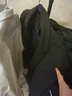 罗蒙（ROMON）西服男士春秋季毛呢西装男商务休闲上衣服外套男装 灰色 4XL 实拍图