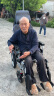 好哥（haoge） 电动轮椅车老年人残疾人家用医用可折叠轻便双人四轮车铅酸锂电池可选坐便智能全自动 豪华后躺款【手机智控+12Ah锂电】HG-W680 实拍图