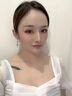 穆西卡S999足银耳环女士中长款高级感时尚耳坠耳饰送女生朋友妈妈礼物 丘比特之箭（蓝钻） 实拍图