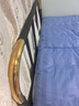 天坛家具铁艺床经典单双人钢木铁床现代环保简约小户型黑白色铁艺婚床 铁艺床（黑色）+7cm棕垫 1.2*2.0m 实拍图
