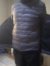 CARBINEER轻薄羽绒服男短款圆领内穿保暖修身内胆新品轻薄款 灰色 XL 实拍图