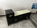 亲仁新中式家用进门玄关换鞋凳鞋柜实木可坐矮鞋柜入户穿鞋凳储物凳子 140*37*63CM四门带抽屉 实拍图