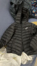asics亚瑟士童装新款冬季男女中大童轻薄不肿羽绒服外套 001黑色 140cm 实拍图