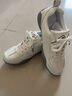 PIPH真皮小白鞋女2025夏季新款女鞋平底运动鞋休闲板鞋透气网鞋旅游鞋 米灰色【单里款】HX58231 38 实拍图