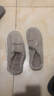 冬季棉拖鞋男居家防滑加厚毛绒保暖女士棉拖鞋2025新款情侣拖鞋女 米色 44-45 【适合42-43的脚】 实拍图