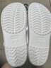 卡骆驰（crocs）洞洞鞋男鞋女鞋 25夏季新款贝雅拖鞋轻便透气情侣鞋沙滩鞋凉鞋 骨白经典克骆格/现货速发 45 -46  /M11/290mm 实拍图