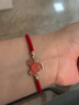 mini&yaya十二生肖本命年蛇年红绳银手链女生日情人节礼物送女友老婆 十二生肖手链-子鼠 实拍图