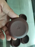 尊壶 紫砂杯茶杯主人杯品茗杯功夫茶具紫泥刻字收口建盏小茶碗 实拍图