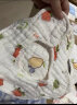 十月结晶花边围嘴8层加厚3条装0-1岁宝宝围兜饭兜口水巾360度可旋转  晒单实拍图