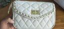 袋鼠轻奢品牌简约小包包女夏季七夕链条包韩版迷你小方包时尚百搭单肩 米白 实拍图