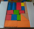 Hape儿童积木玩具自由拼搭木质80粒数字字母积木男女孩礼物 E8022 实拍图