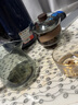 高茗 日式玻璃盖碗茶杯防烫茶碗家用不烫手泡茶杯手抓茶壶功夫茶具 墨雨盖碗【烟灰】+清轩公道杯 实拍图