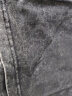 引异水洗棉牛仔短袖T恤男夏季新原创笑脸半袖宽松情侣体恤上衣服 黑灰色 L（130-150斤） 晒单实拍图
