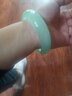 春龙玉手镯女款浅绿玉镯石英岩玉石手镯玉处理镯子送妈妈女友生日礼物 58mm 默认 实拍图