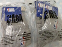 NBA袜子男中筒休闲运动袜篮球袜毛巾底长筒棉袜男士短袜39-44码 经典四季款 灰色 3双 实拍图