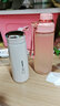 夕湖 高档男女士不锈钢保温杯情侣简约韩版便携喝茶杯学生车载礼品杯子 粉色400ml 实拍图