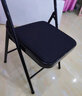 京居 椅子折叠椅凳子 电脑椅子办公家用会议培训座椅子休闲椅靠背椅子 【升级黑腿黑网】【6把装】3022 实拍图