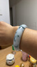 净心石 翡翠飘花玉手镯女款宽边玉镯子 内径约57mm-58mm 实拍图