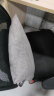 南极人加厚亚麻纯色抱枕简约客厅沙发靠垫套汽车办公室腰枕床头大靠枕腰垫 气质灰(加厚素色亚麻) 40x40cm抱枕套（含芯） 实拍图