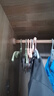 BUBM旅行折叠衣架多功能便携式晒衣服袜子防滑挂钩旅游家用衣夹八个装 实拍图