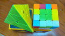 奇艺 四阶魔方 实色磨砂面 附教程手感顺滑专业比赛儿童玩具 4阶+5阶+教程 实拍图