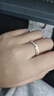 PWLS925银枝芽戒指女轻奢小众设计素圈高级感食指环个性开口戒百搭 S925银枝芽戒指 实拍图