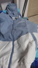 悦景圣春秋男士外套潮流韩版工装夹克青少年学生上衣服休闲薄款连帽褂子 167蓝白[春秋款] L建议100斤左右 实拍图