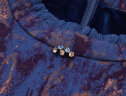 亦朵秋冬印花连衣裙女中长款小个子连衣裙气质显瘦针织裙 藤紫色 XXL 晒单实拍图