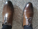 百丽男鞋商务正装皮鞋休闲增高软底真皮鞋10503AM0 棕色-经典版 40 实拍图