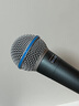 SHURE舒尔beta58a麦克风 有线话筒 小蓝圈 专业舞台演出直播K歌录音手持动圈家用唱K歌麦克风声卡套装 BETA58A 标配【送5米卡侬电脑声卡线】 实拍图