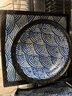 美浓烧（Mino Yaki） 美浓烧日式精美 实用餐具大号家用陶瓷海波纹 9.5英寸方形大盘23.5*3.3CM 实拍图