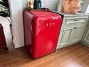 HCK哈士奇冰箱 【人气热销】107升小冰箱家用迷你单门客厅饮料冰柜1-2人冷冻冷藏两用宿舍冰箱130RDC 107L樱桃红|冷冻冷藏 实拍图