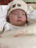 贝娜茜婴儿帽子秋冬季春秋薄款男宝宝6-12个月女可爱新生儿胎帽套头帽冬 1321-小宝贝-米色 帽子+三角巾 0-3个月 30-37CM 实拍图