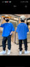 安踏儿童运动套装春季短袖长裤两件套T恤2024新款夏季透气6-16岁衣服 蓝T+黑裤4 165cm /身高160-165cm 晒单实拍图