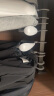 京东京造  铝合金无痕裤夹晾衣架硅胶夹垫不伤衣物 3个装 实拍图