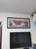 好久不见新中式客厅装饰画沙发背景墙横幅壁画现代简约酒店主卧室 新工艺 鸿运当头 70cmx200cm(适合2.5-3.5米沙发) 丝缎金 铝合金外框+有机玻璃 实拍图